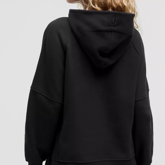 Scuba Oversized Side-Slit Hoodie - Picture 2 of 3